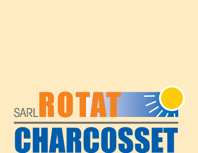 Rotat Charcosset SARL - Création logotype, charte graphique 