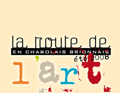 La route de l’art - Création logotype, charte graphique 