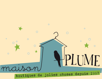Maison Plume - Création logotype, charte graphique 