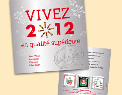 Association Charolais Label Rouge - Carte de voeux 2010