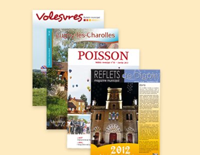 Bulletin municipaux de différents villages du charolais